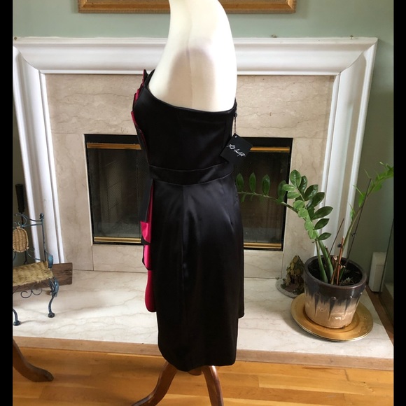 White House/Black Market spandex satin dress. - Picture 2 of 7